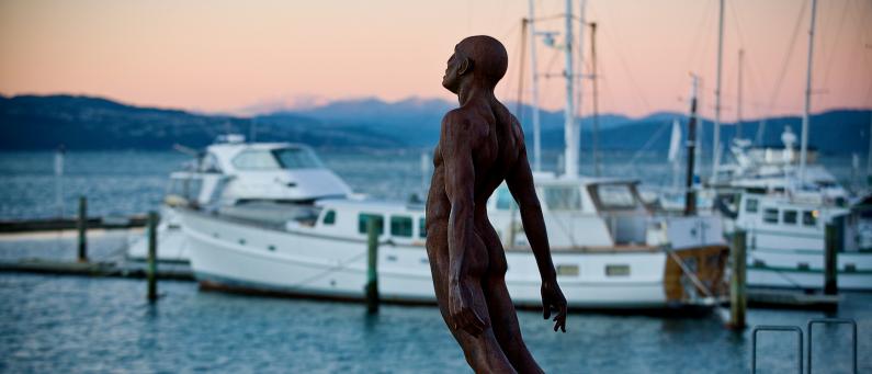 Wellington Waterfront statue