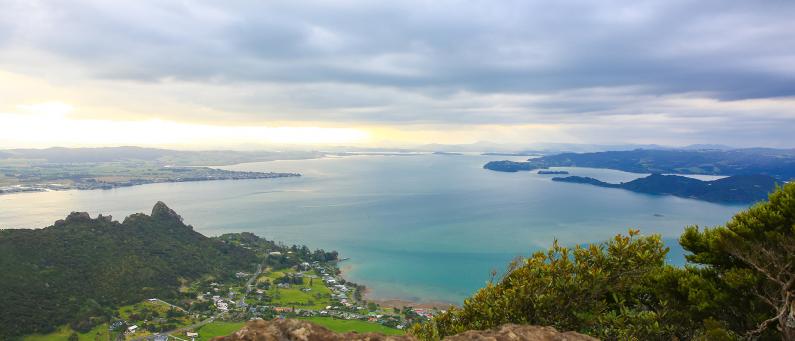 View of Whāngarei Harbour from Mount Manaia
