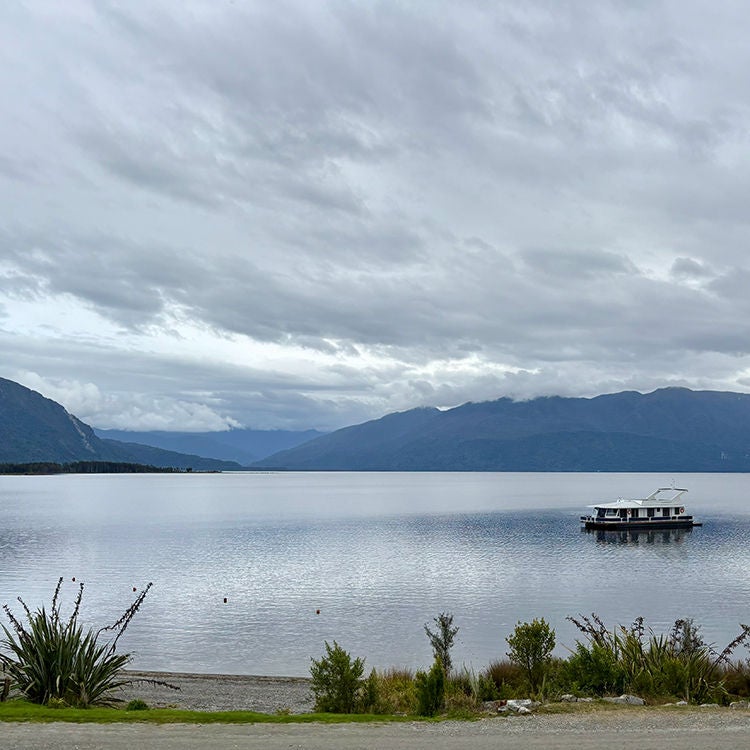 The serene waters of Lake Brunner. Photo by Jo Percival.
