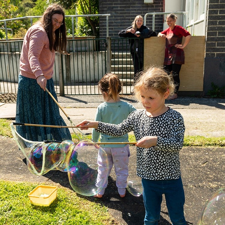 Blueskin Playcentre bubble group INP