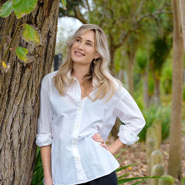 Stephanie Oldham spent years working in health technology before pivoting to teaching. Photo by Tony Nyberg.