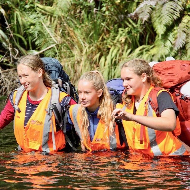 Teenagers learn important outdoor skills on a YSAR course. 