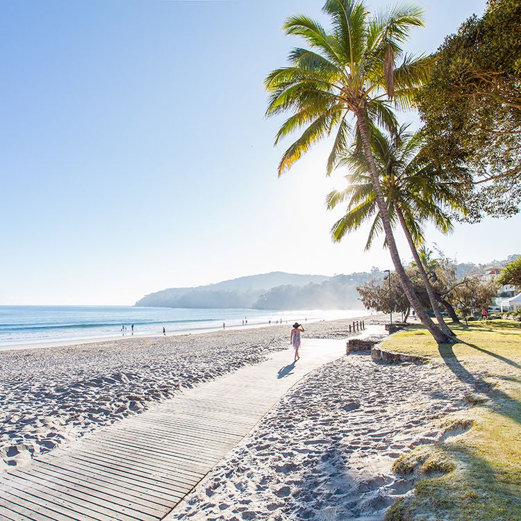 Noosa's idyllic Main Beach. 