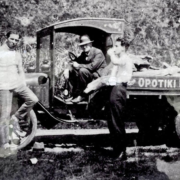 The old days on the Pakihi Track. Photo supplied.