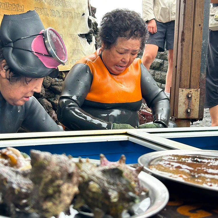 Jeju’s Haenyeo women have been freediving for seafood since at least the 17th century. 