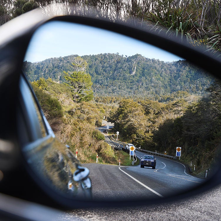 Views on the road along the West Coast.