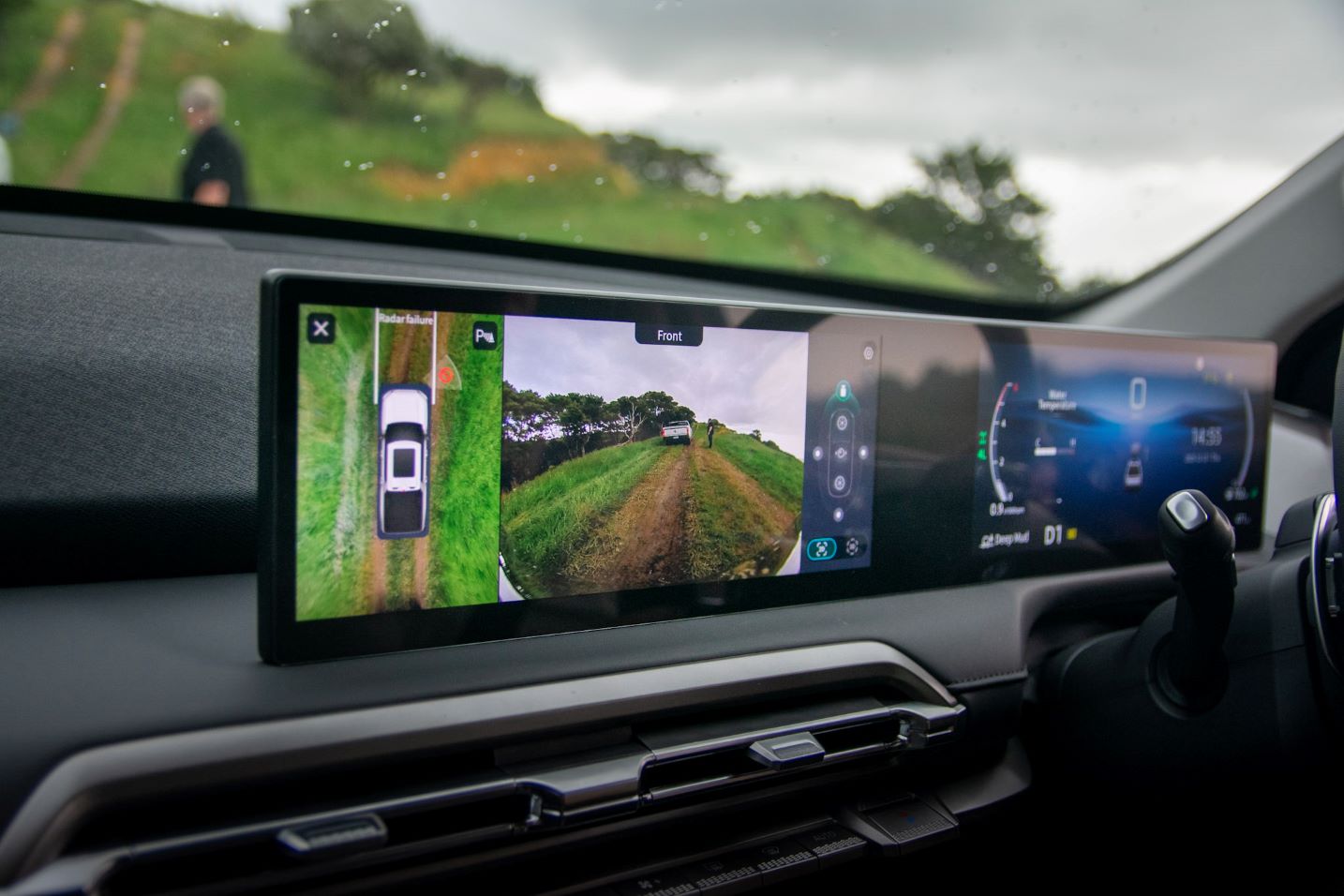 Front on dashboard