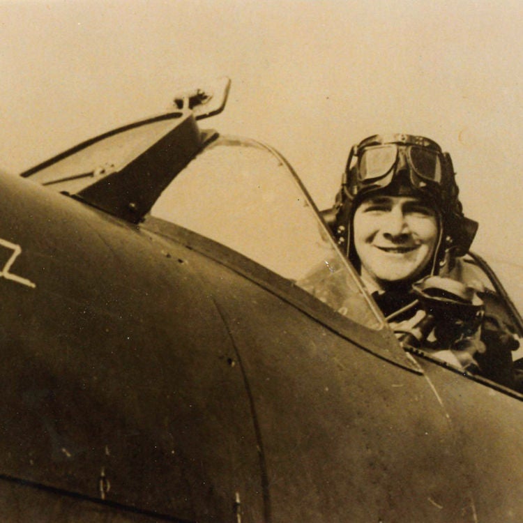 The Spitfire that RWNZ contributed to the war effort in 1940.