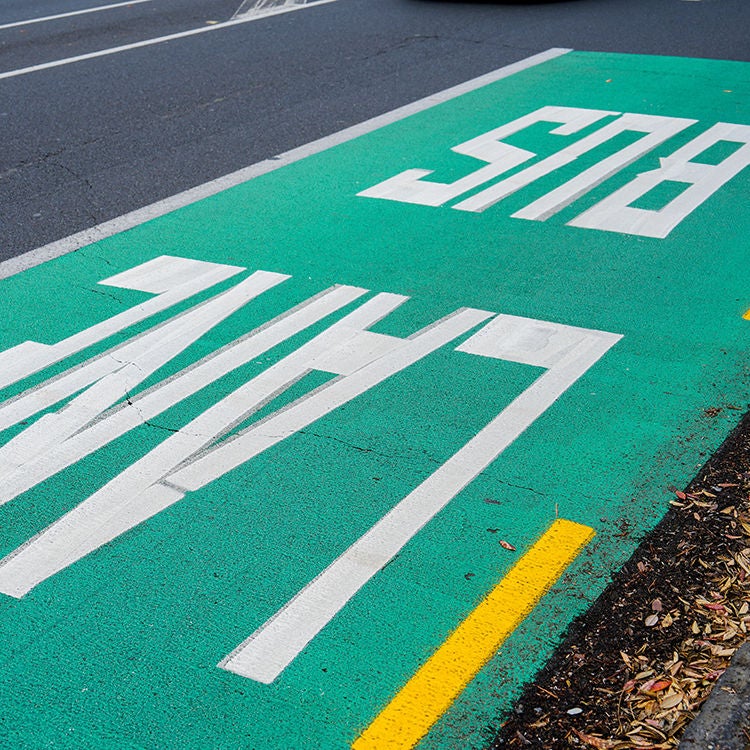 It's important to understand the rules around bus lanes.