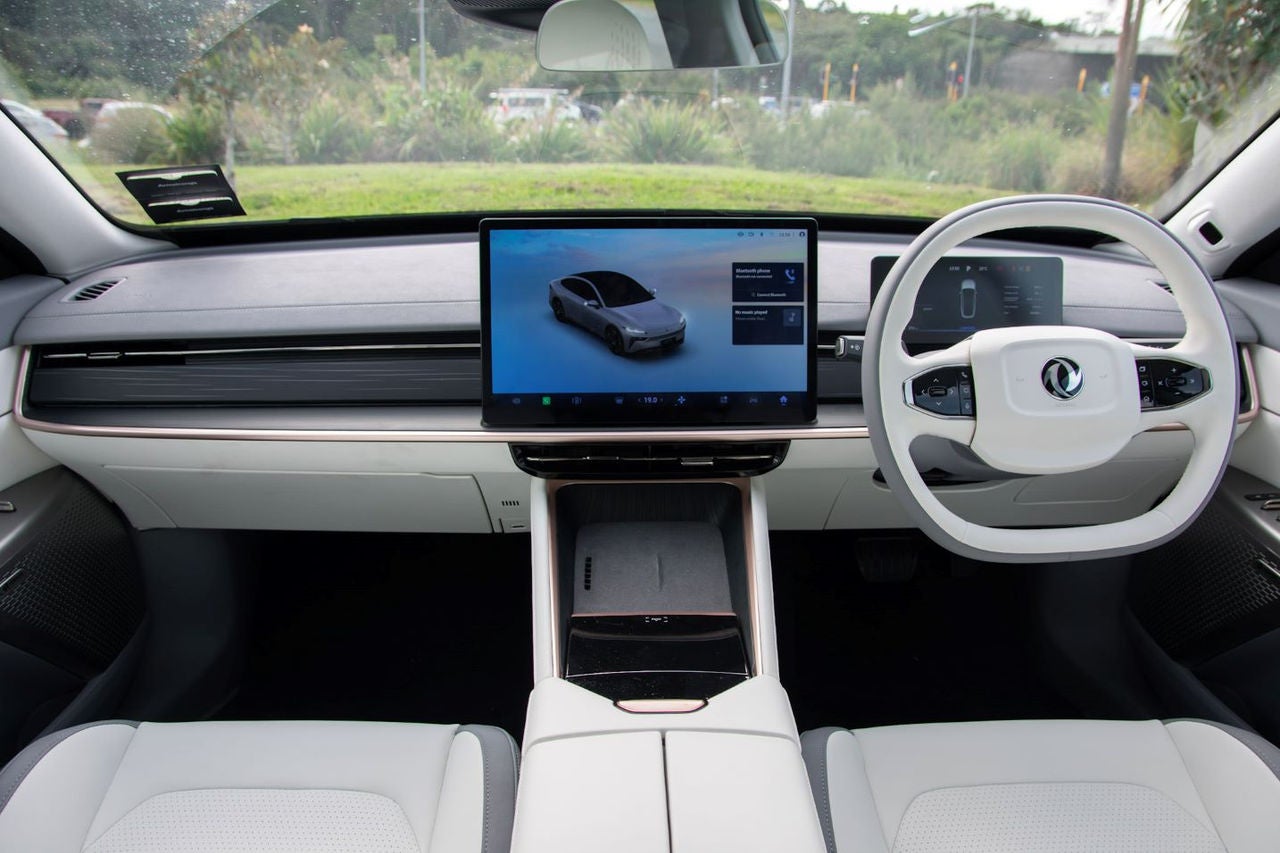 interior view of dashboard