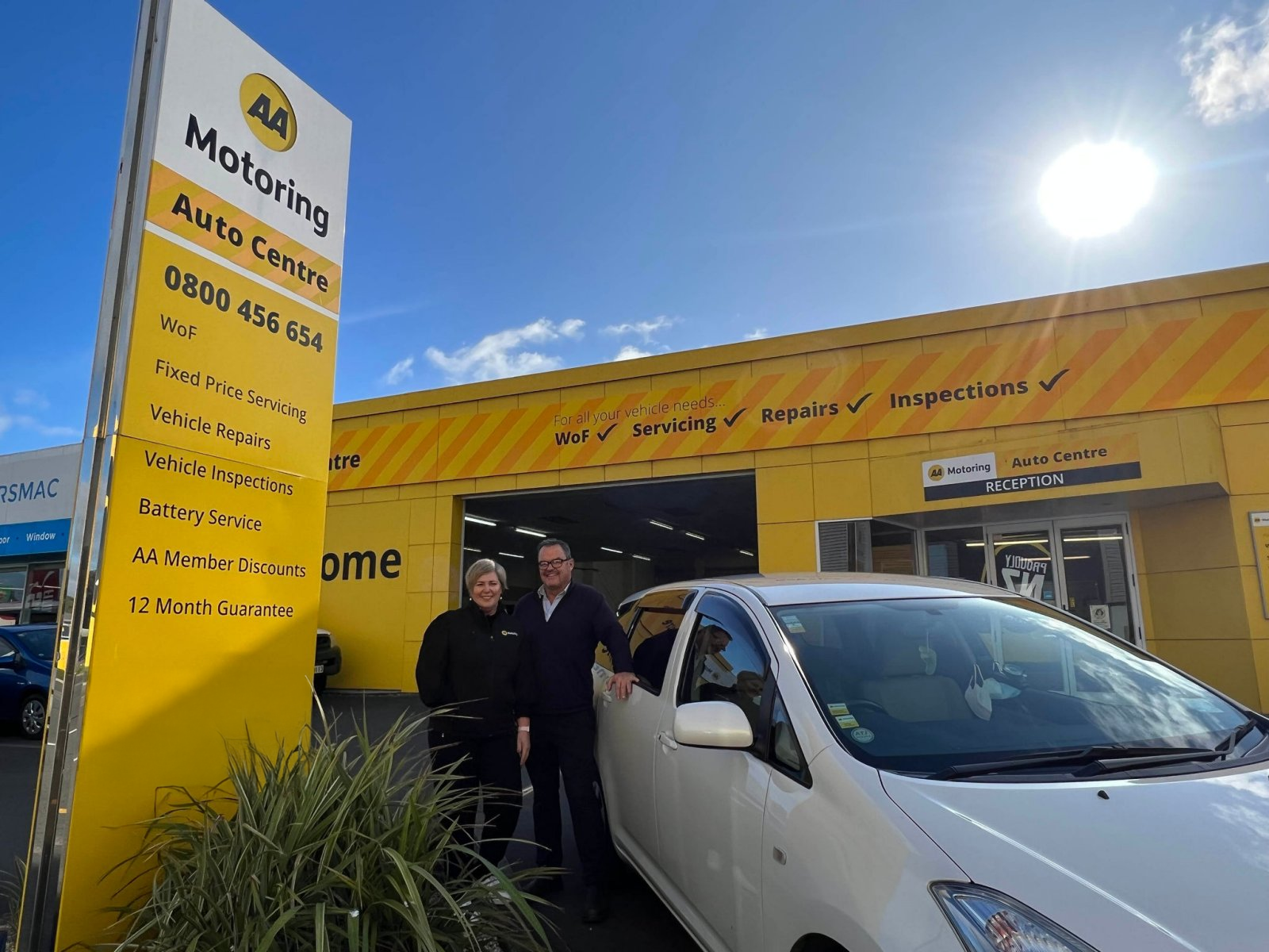 Darren and Michelle Erb AA Auto Centre New Plymouth