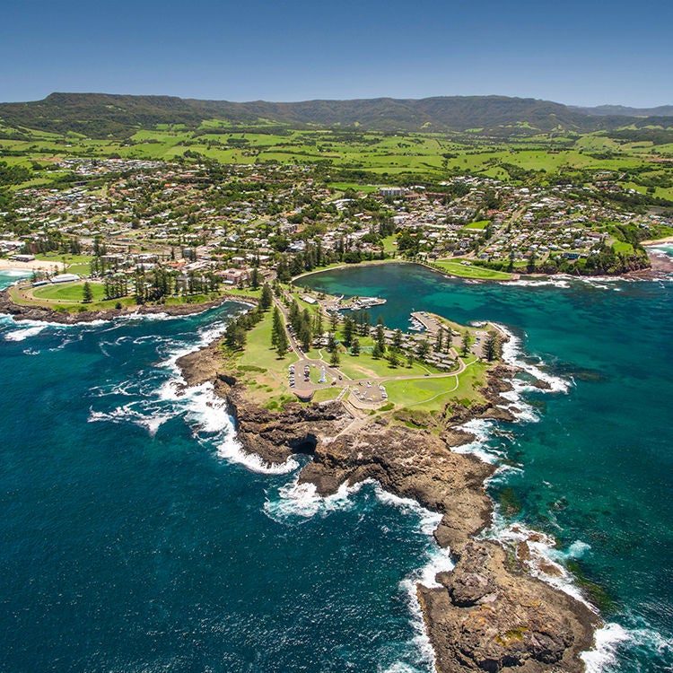 Blowhole Point headland, Kiama.