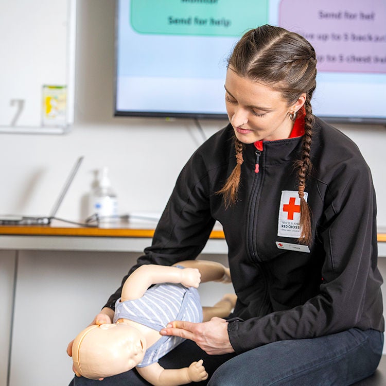 Do you know what to do if a child or infant is choking. Photo by Nicola Edmonds.