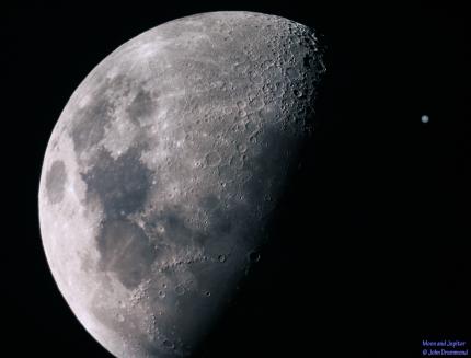 The moon captured by John Drummond.