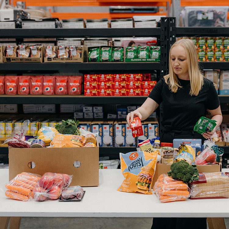 Everyday Essentials provides food items, toiletries and other basics for families in need.