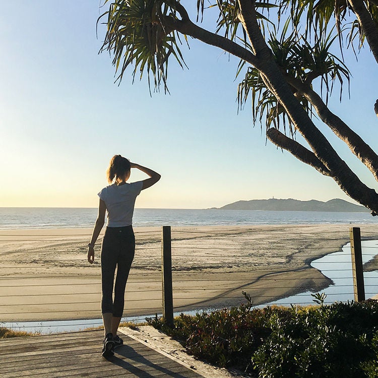 Morning walks in Byron Bay.