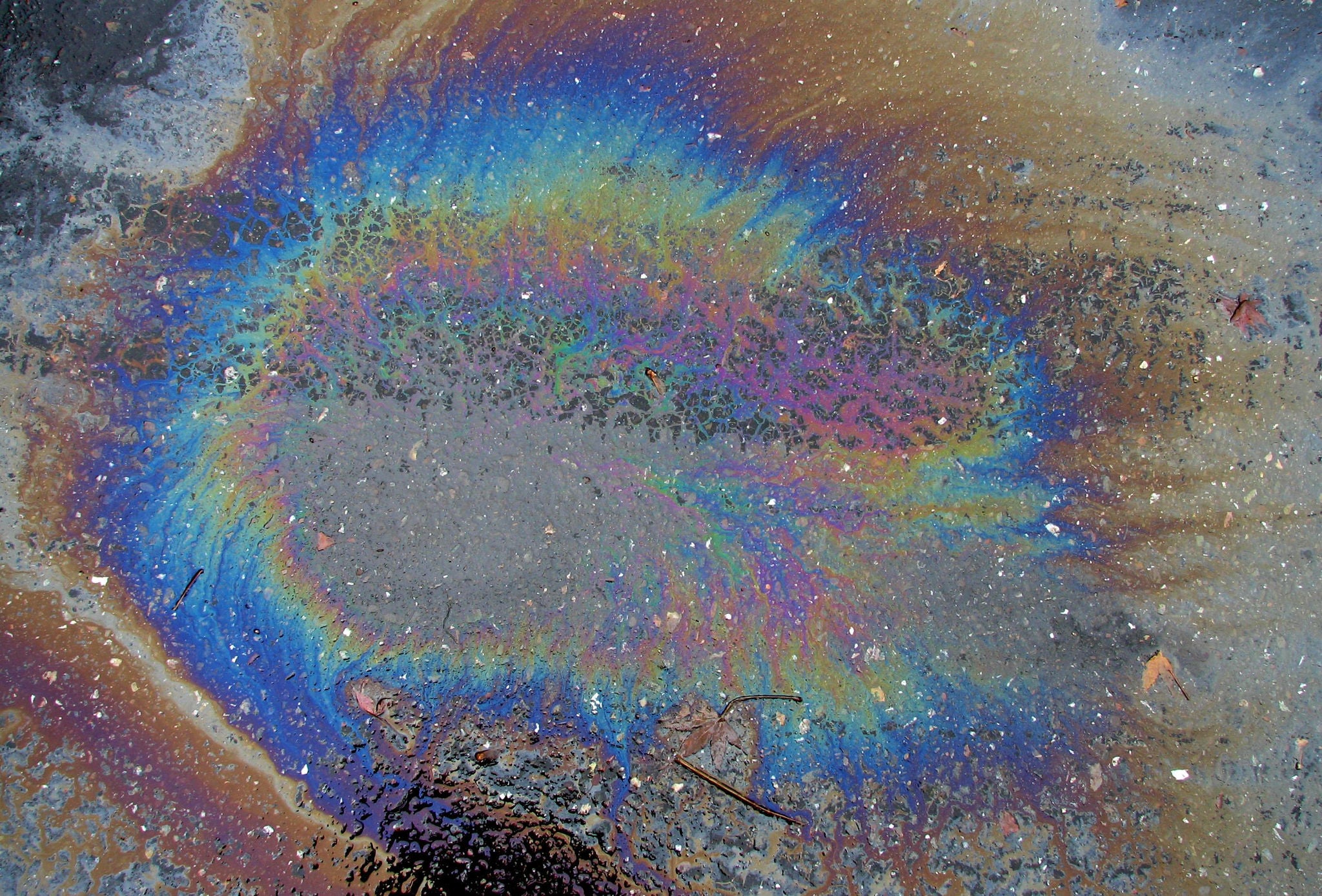 car oil leak