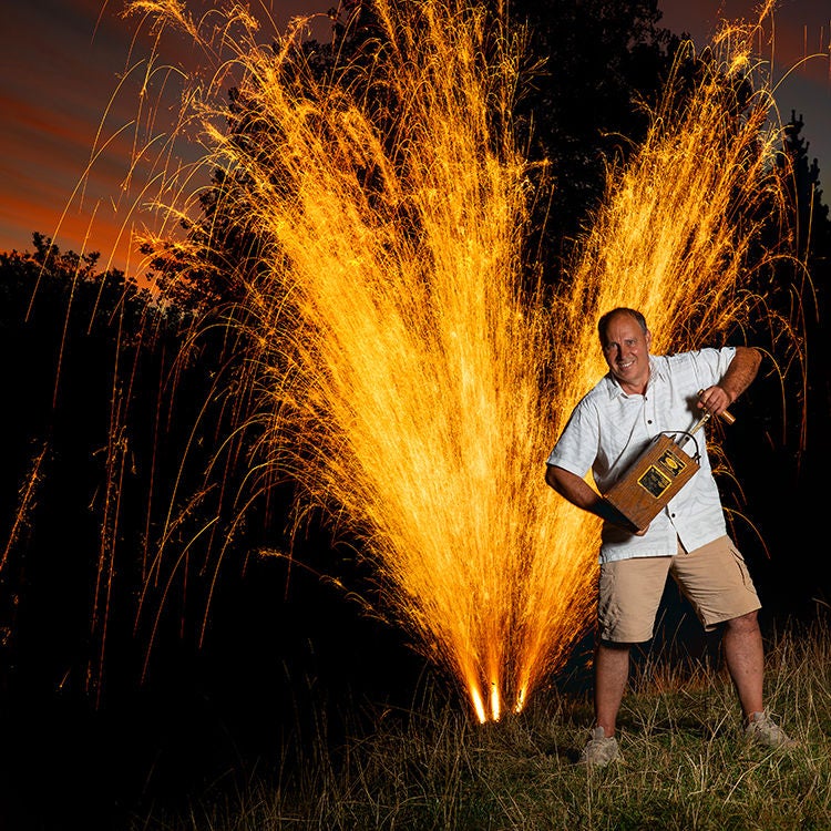 A good fireworks display involves having a thorough understanding of pyrotechnic products and lots of experience. Photo by Robin Hodgkinson.