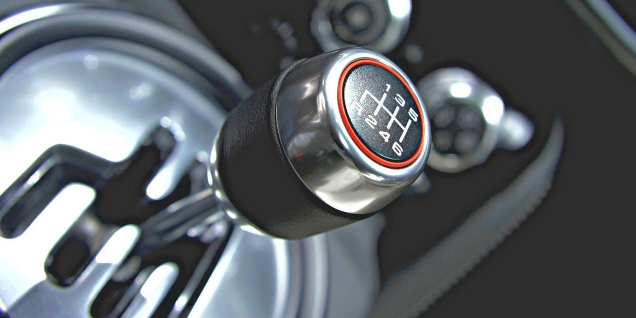 Manual car gear stick