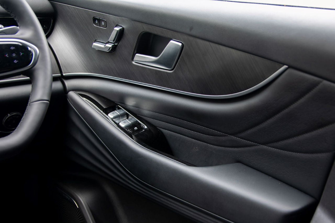 close up of driver's door interior
