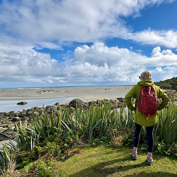 Coastal views in Martins Bay. Photo by Jo Percival.