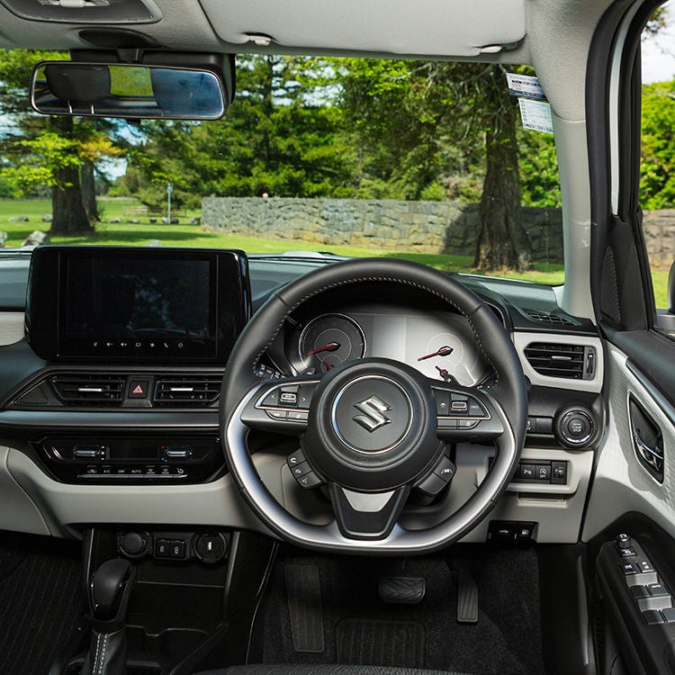  The interior of the Suzuki Swift