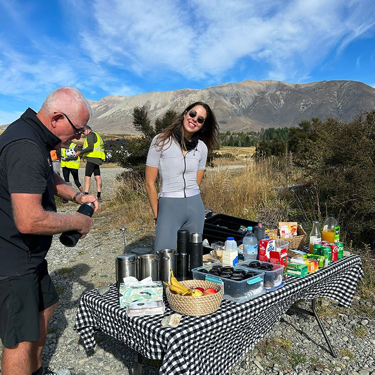Picnic stops on the Alps 2 Ocean trail. Photo by Kathryn Webster.