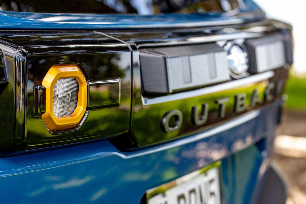Copper coloured accents on the Outback Wilderness