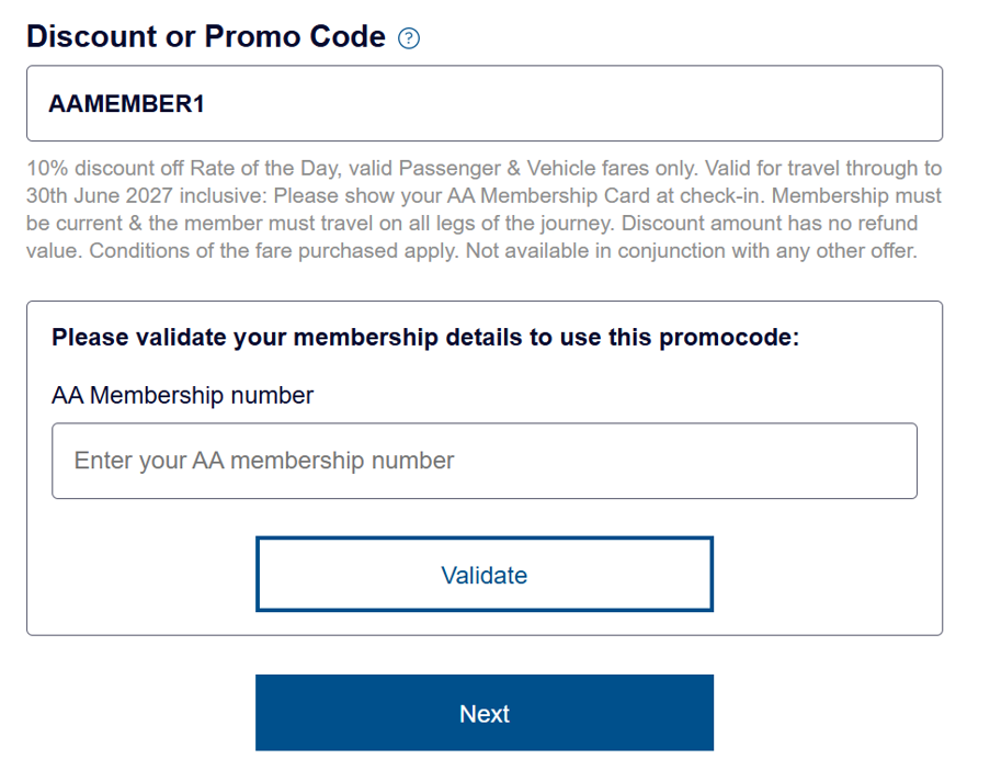 Booking form image