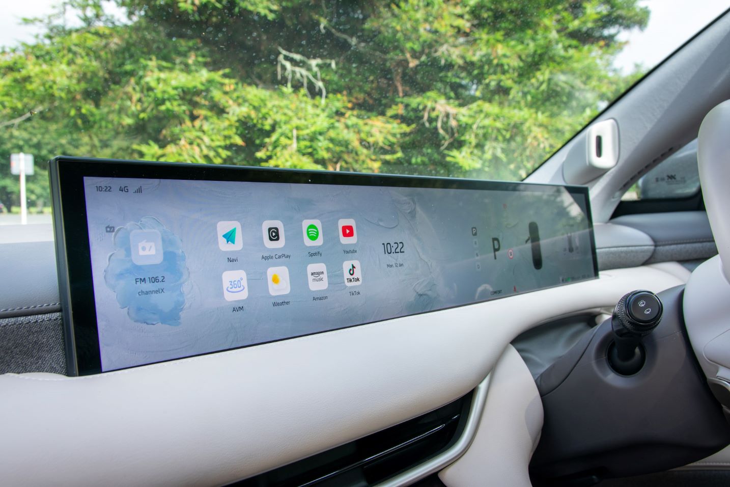 infotainment screen