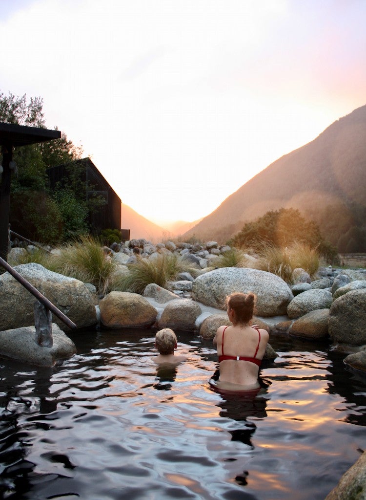 Maruia Hot Springs sunset