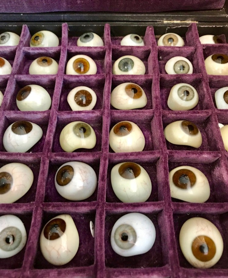 Reefton Glass eyes