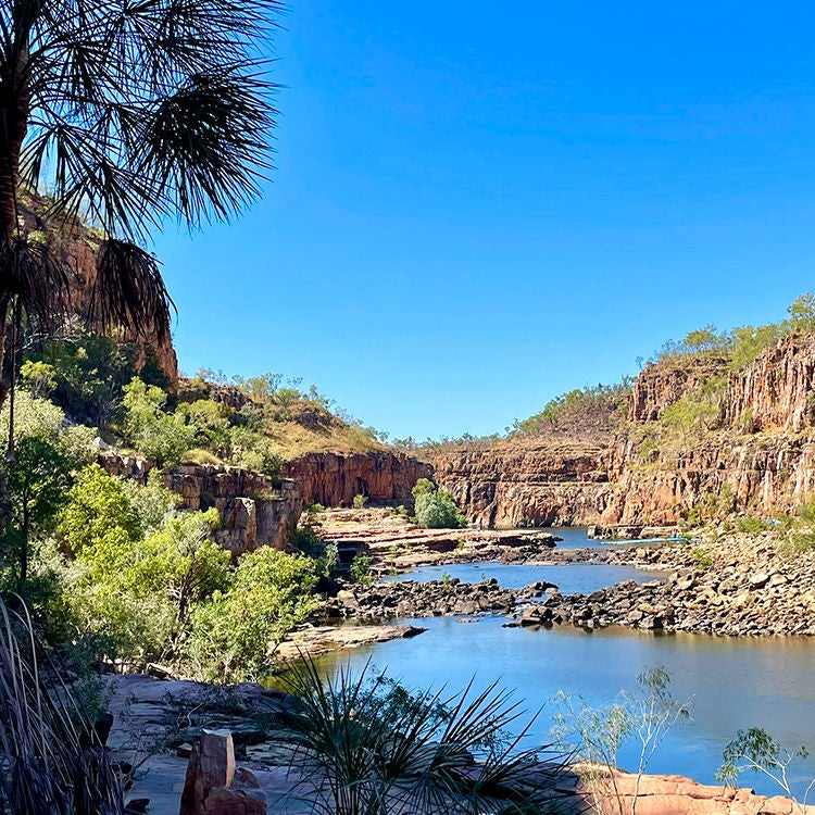 The Nitmuluk Gorge near Katherine in the Northern Territory. 