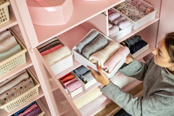 Organised wardrobw