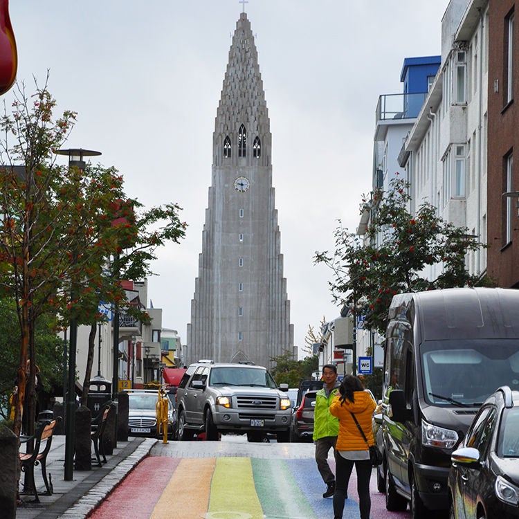 Hallgrimskirija church in Reykjavik. Photo by Susan Buckland.