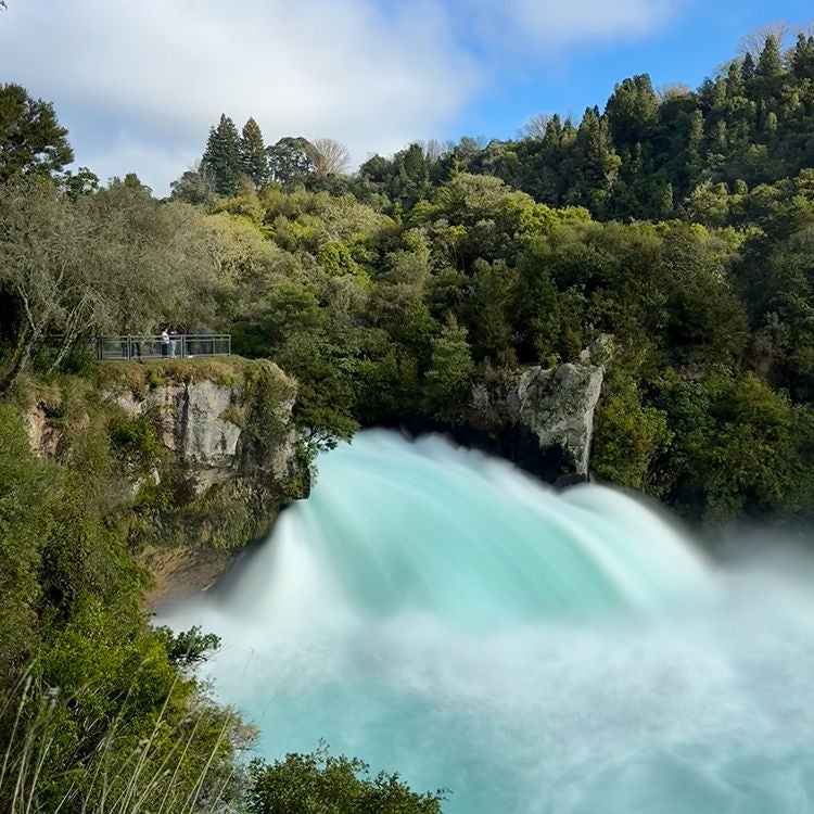 Huka Falls. Photo by Jo Percival. 