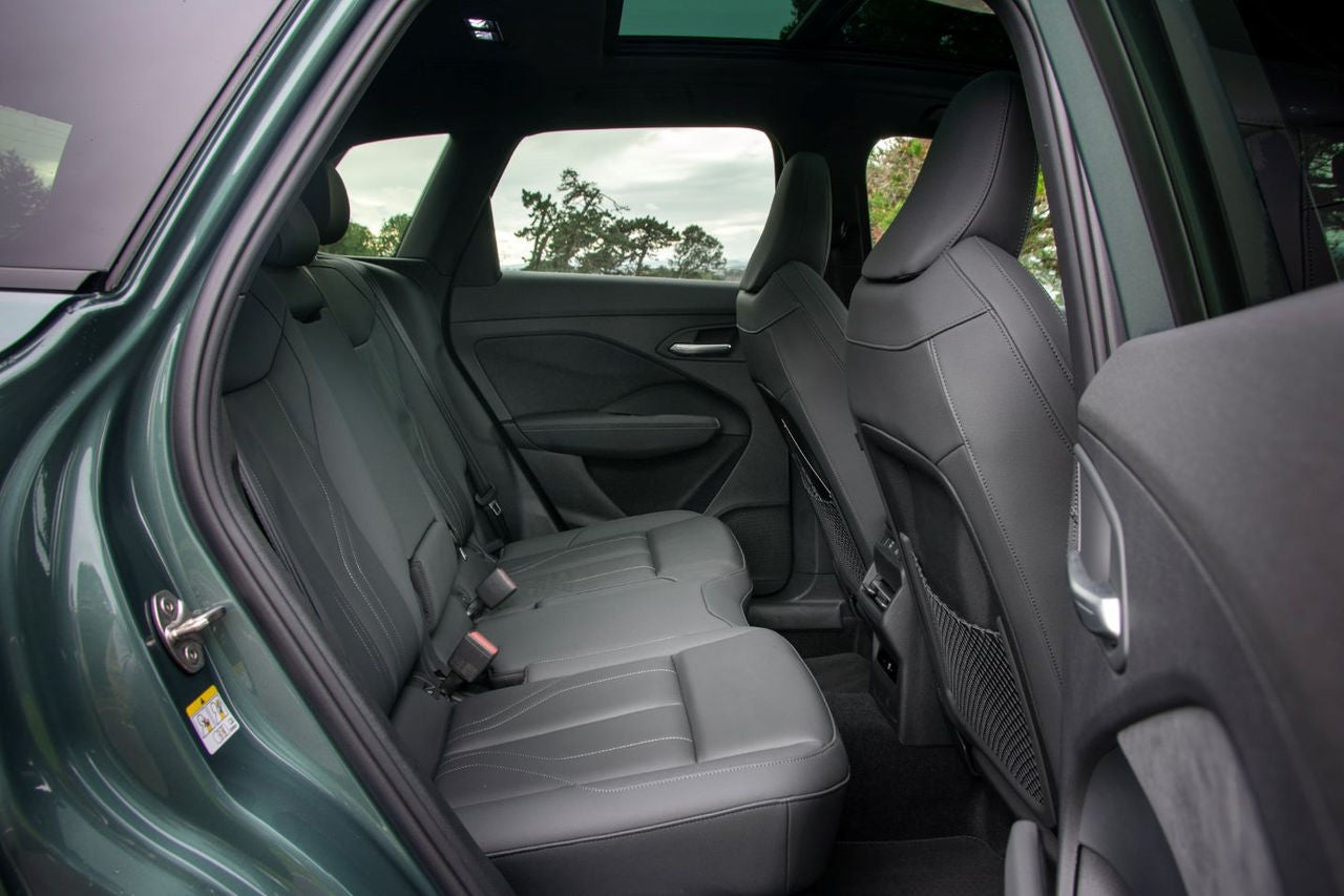 view of rear seats