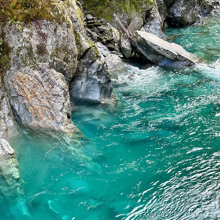 The Blue Pools, Haast Pass.