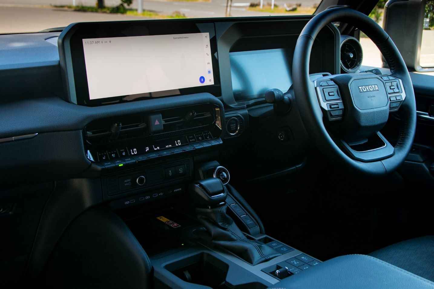 Front on dashboard