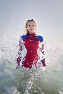 Whangamata-based surf champ Ella Williams 
