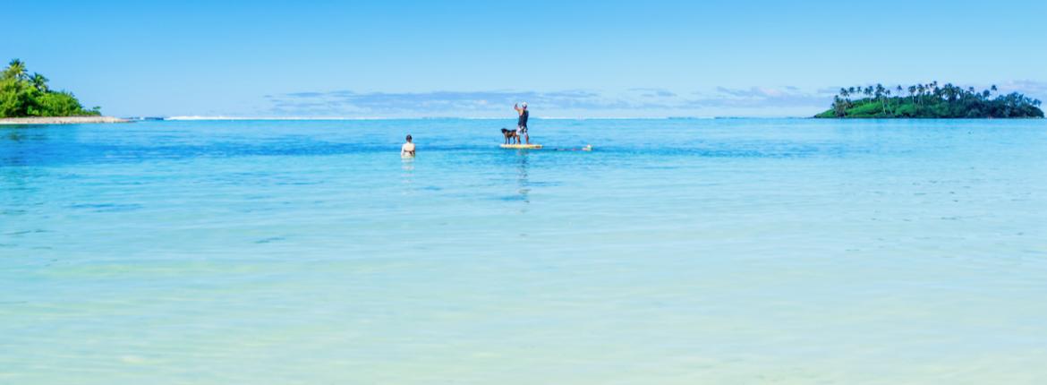 Cook Islands paddleboard Hero