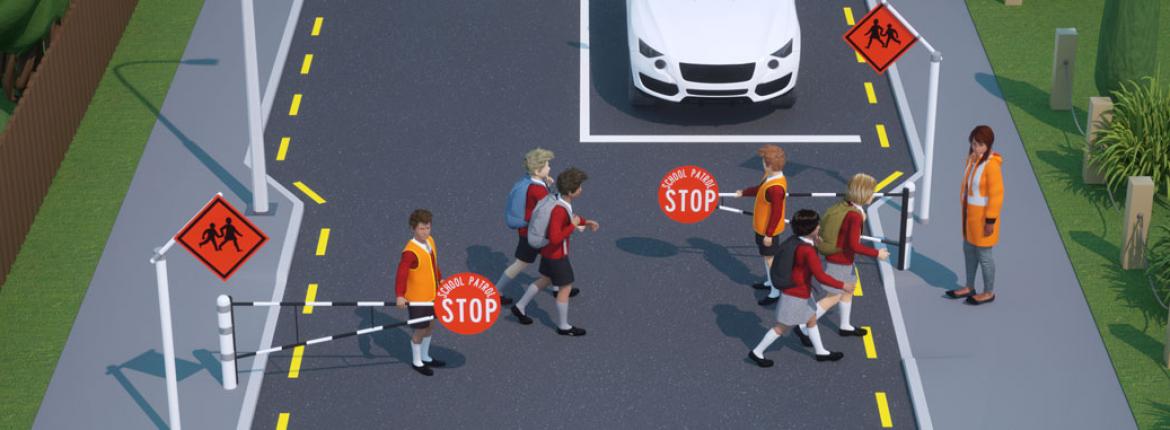 Road rules - using pedestrian crossings safely