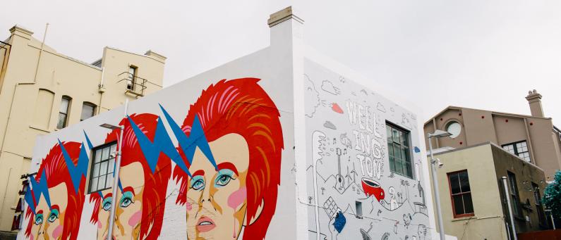 Bowie Mural Ghuznee Street