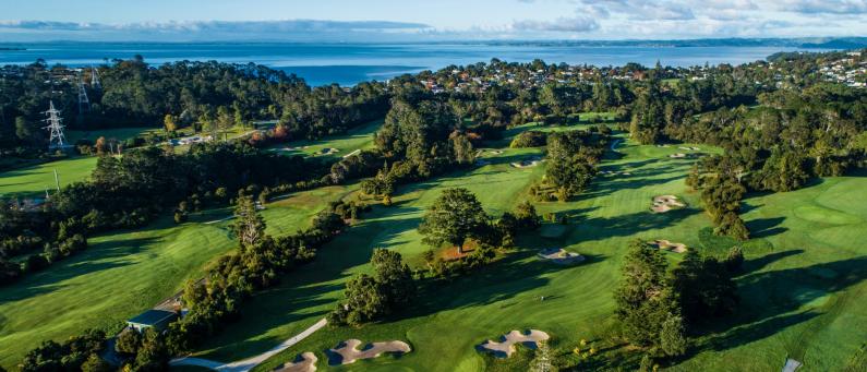 Titirangi Golf Course aerial