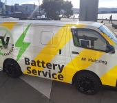 AAs new EV charging breakdown van