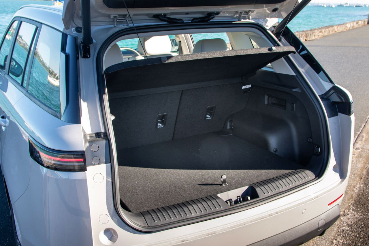 View of boot space