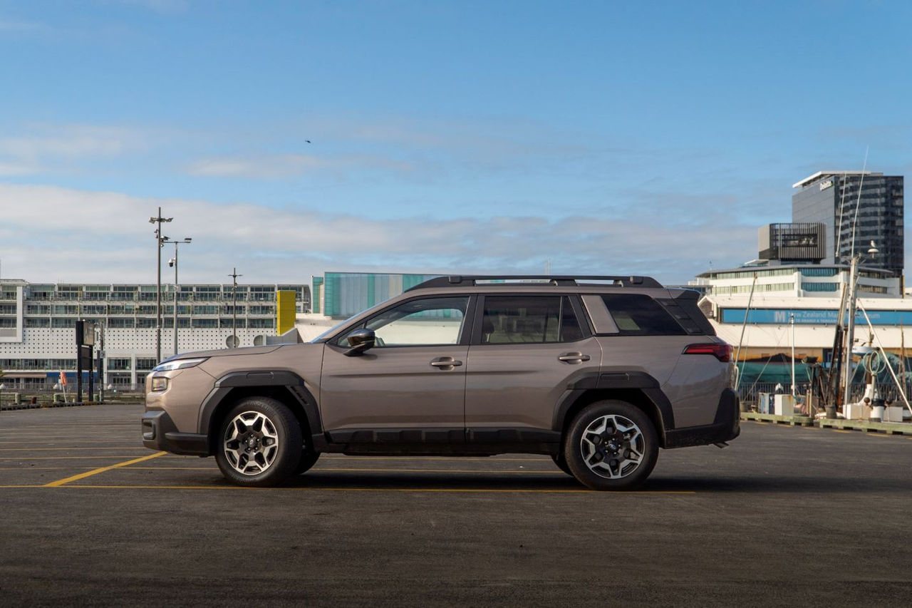 side on view of off-road style SUV