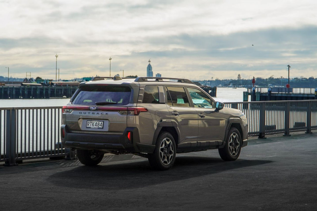 rear quarter view of off-road style SUV