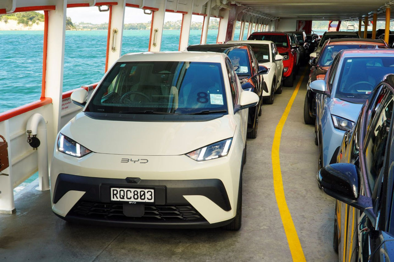 On the ferry to Waiheke