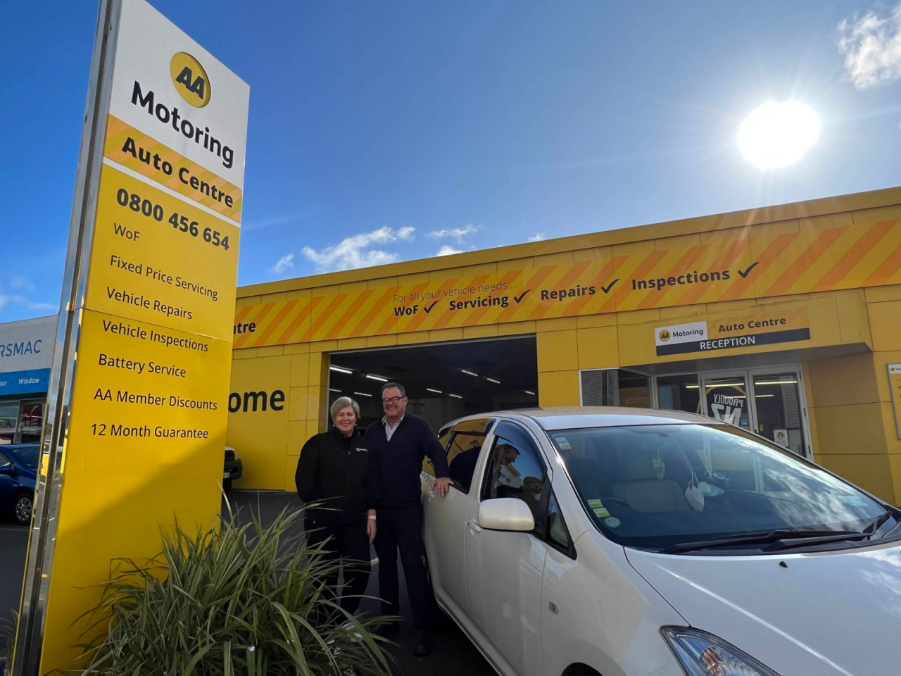 Darren and Michelle Erb AA Auto Centre New Plymouth